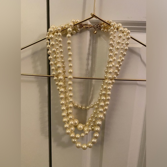 J. Crew 5-Strand Pearl Twisted Hammock Necklace - Picture 7 of 11